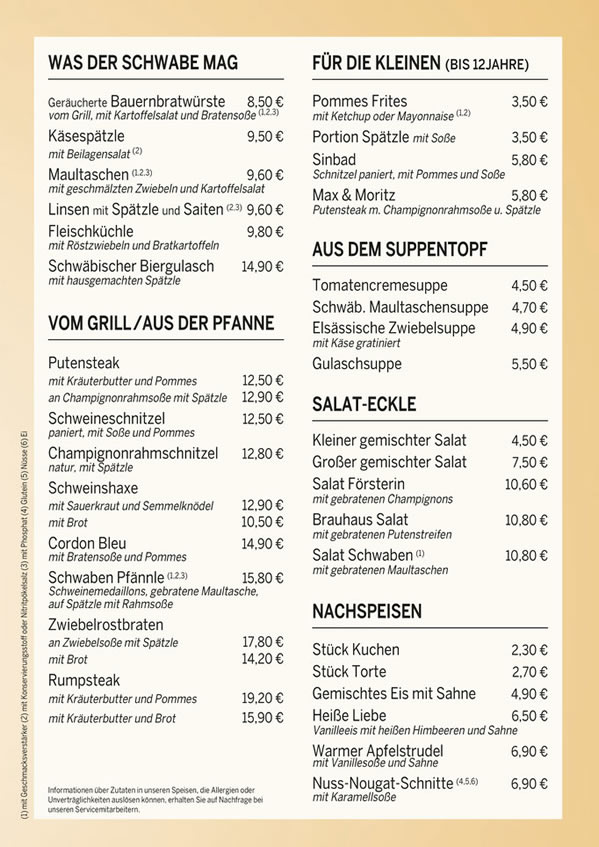 Speisen 